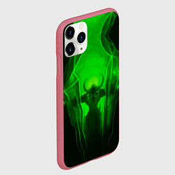 Чехол iPhone 11 Pro матовый Демон легиона, цвет: 3D-малиновый — фото 2