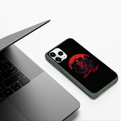 Чехол iPhone 11 Pro матовый Michael Jackson: Thriller, цвет: 3D-темно-зеленый — фото 2