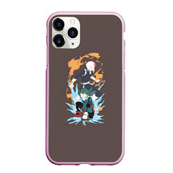 Чехол iPhone 11 Pro матовый Deku & Shouto