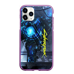 Чехол iPhone 11 Pro матовый Cyberpunk 2077