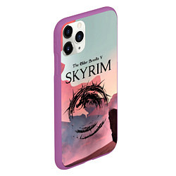 Чехол iPhone 11 Pro матовый The Elder Scrolls, цвет: 3D-фиолетовый — фото 2