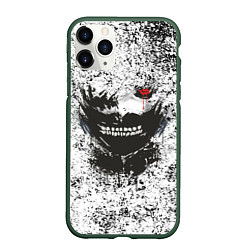 Чехол iPhone 11 Pro матовый Kaneki Ken: Tokyo Ghoul, цвет: 3D-темно-зеленый