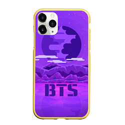 Чехол iPhone 11 Pro матовый BTS: Violet Mountains