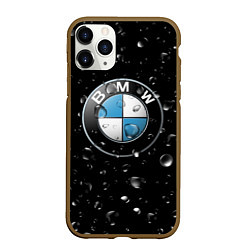 Чехол iPhone 11 Pro матовый BMW под Дождём