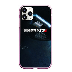 Чехол iPhone 11 Pro матовый Mass Effect N7