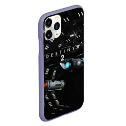 Чехол iPhone 11 Pro матовый Destiny 2: Dark Galaxy, цвет: 3D-серый — фото 2