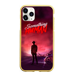 Чехол iPhone 11 Pro матовый Muse: Something Human, цвет: 3D-желтый