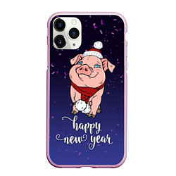 Чехол iPhone 11 Pro матовый Happy New Year