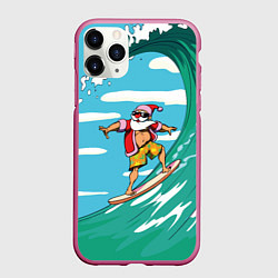 Чехол iPhone 11 Pro матовый Cool Santa
