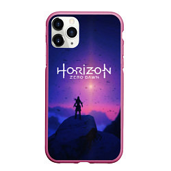 Чехол iPhone 11 Pro матовый Horizon Zero Dawn: Neon Space