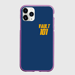Чехол iPhone 11 Pro матовый VAULT 101, цвет: 3D-фиолетовый
