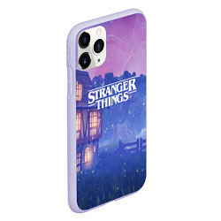 Чехол iPhone 11 Pro матовый Stranger Things: Magic House, цвет: 3D-светло-сиреневый — фото 2