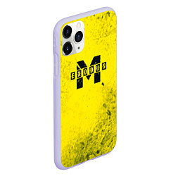 Чехол iPhone 11 Pro матовый Metro Exodus: Yellow Grunge, цвет: 3D-светло-сиреневый — фото 2