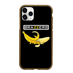 Чехол iPhone 11 Pro матовый Brazzers: Black Banana, цвет: 3D-коричневый