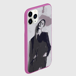 Чехол iPhone 11 Pro матовый Тима Белорусских, цвет: 3D-фиолетовый — фото 2