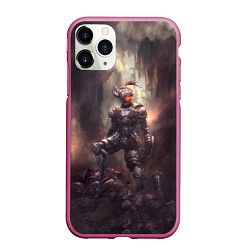 Чехол iPhone 11 Pro матовый Goblin Slayer darkness knight
