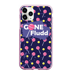 Чехол iPhone 11 Pro матовый GONE Fludd, цвет: 3D-розовый