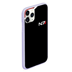 Чехол iPhone 11 Pro матовый MASS EFFECT N7, цвет: 3D-светло-сиреневый — фото 2