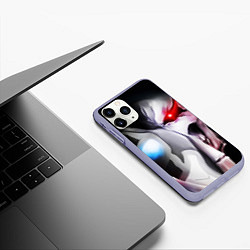 Чехол iPhone 11 Pro матовый Overlord - Ainz Ooal Gown, цвет: 3D-светло-сиреневый — фото 2