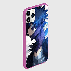 Чехол iPhone 11 Pro матовый Академия героев - Даби, цвет: 3D-фиолетовый — фото 2