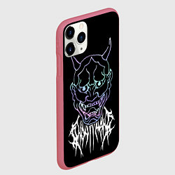 Чехол iPhone 11 Pro матовый Ghostemane, цвет: 3D-малиновый — фото 2