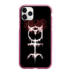 Чехол iPhone 11 Pro матовый Ghostemane sign