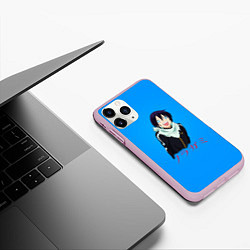 Чехол iPhone 11 Pro матовый Бездомный Бог, цвет: 3D-розовый — фото 2