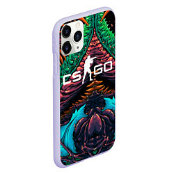 Чехол iPhone 11 Pro матовый CS GO hyper beast skin, цвет: 3D-светло-сиреневый — фото 2