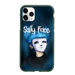 Чехол iPhone 11 Pro матовый Sally Face, цвет: 3D-темно-зеленый