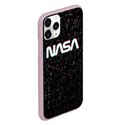 Чехол iPhone 11 Pro матовый NASA: Space Glitch, цвет: 3D-розовый — фото 2