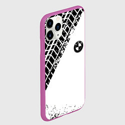 Чехол iPhone 11 Pro матовый BMW, цвет: 3D-фиолетовый — фото 2