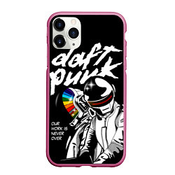 Чехол iPhone 11 Pro матовый Daft Punk: Our work is never over