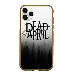 Чехол iPhone 11 Pro матовый Dead by April, цвет: 3D-коричневый