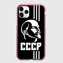Чехол iPhone 11 Pro матовый СССР Ленин