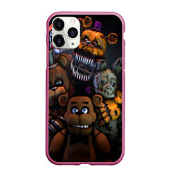 Чехол iPhone 11 Pro матовый Five Nights at Freddy's