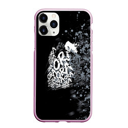 Чехол iPhone 11 Pro матовый JoJo, цвет: 3D-розовый
