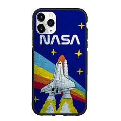Чехол iPhone 11 Pro матовый NASA: Magic Space, цвет: 3D-черный
