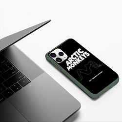 Чехол iPhone 11 Pro матовый Arctic Monkeys: Do i wanna know?, цвет: 3D-темно-зеленый — фото 2