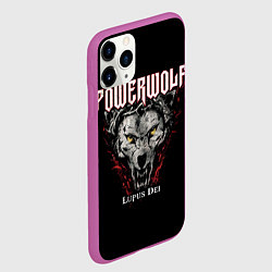Чехол iPhone 11 Pro матовый Powerwolf: Lupus Dei, цвет: 3D-фиолетовый — фото 2