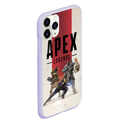 Чехол iPhone 11 Pro матовый Apex Legends, цвет: 3D-светло-сиреневый — фото 2