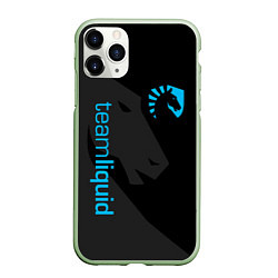 Чехол iPhone 11 Pro матовый TEAM LIQUID, цвет: 3D-салатовый