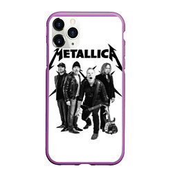 Чехол iPhone 11 Pro матовый Metallica