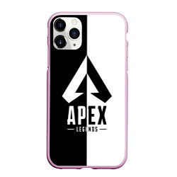 Чехол iPhone 11 Pro матовый Apex Legends: Black & White, цвет: 3D-розовый