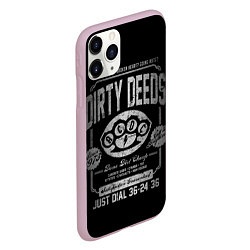 Чехол iPhone 11 Pro матовый AC/DC: Dirty Deeds, цвет: 3D-розовый — фото 2