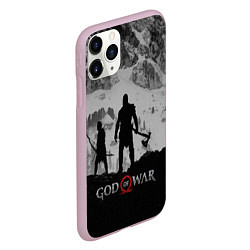 Чехол iPhone 11 Pro матовый God of War: Grey Day, цвет: 3D-розовый — фото 2