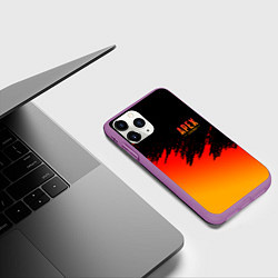 Чехол iPhone 11 Pro матовый Apex Sprite, цвет: 3D-фиолетовый — фото 2
