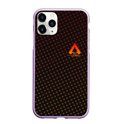Чехол iPhone 11 Pro матовый Apex Legends: Orange Dotted, цвет: 3D-сиреневый