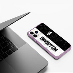 Чехол iPhone 11 Pro матовый Mellogang, цвет: 3D-сиреневый — фото 2