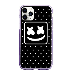 Чехол iPhone 11 Pro матовый Marshmelo Black, цвет: 3D-светло-сиреневый