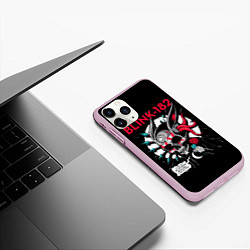 Чехол iPhone 11 Pro матовый Blink-182: Death Punk, цвет: 3D-розовый — фото 2